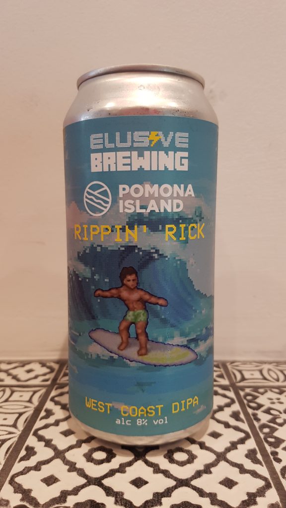 Elusive Brewing X Pomona Island Rippin Rick Can A Hoppy Place