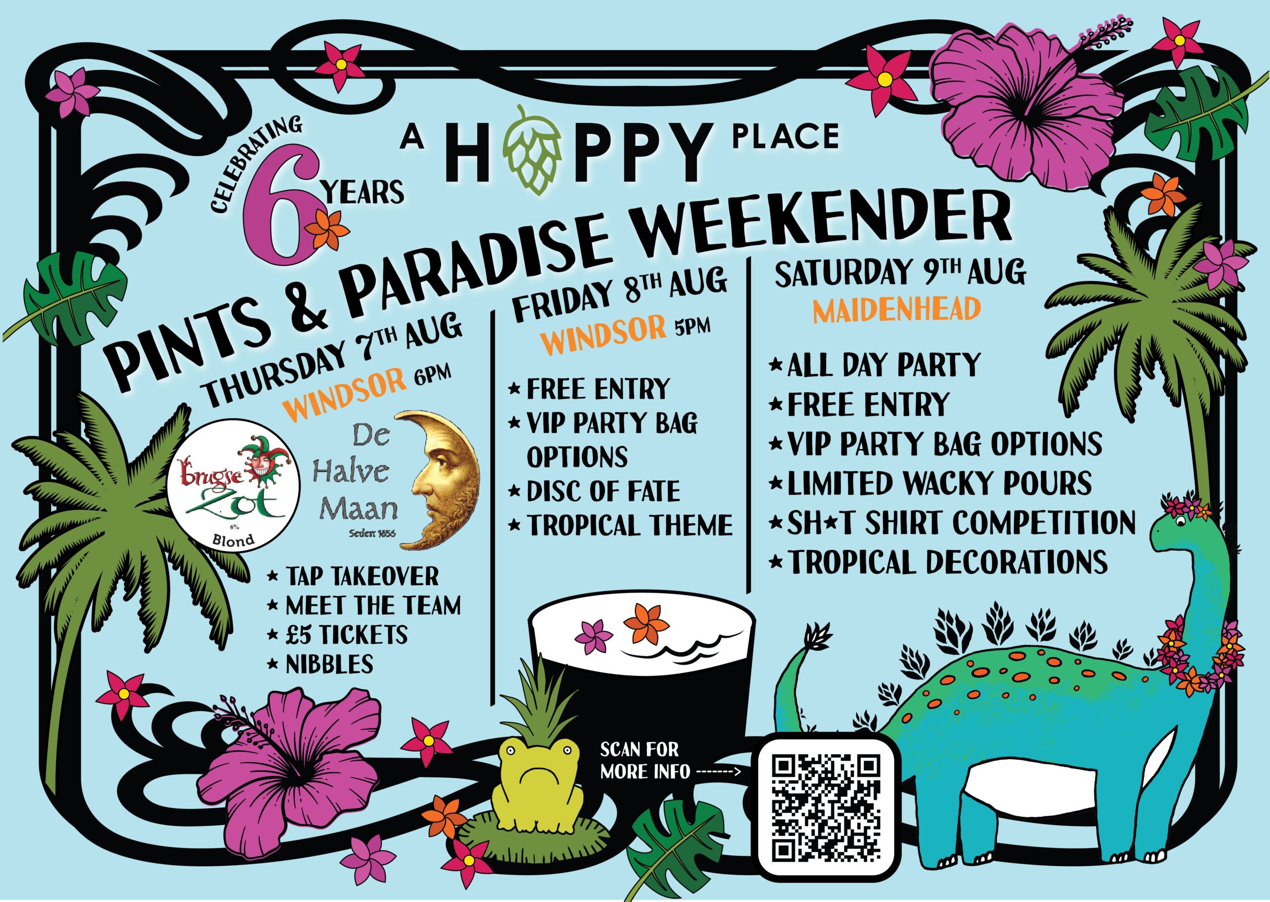 RESERVE YOUR EXCLUSIVE GIFT BAG AND RSVP FOR THE BIG HOPPY PINTS AND PARADISE WEEKENDER