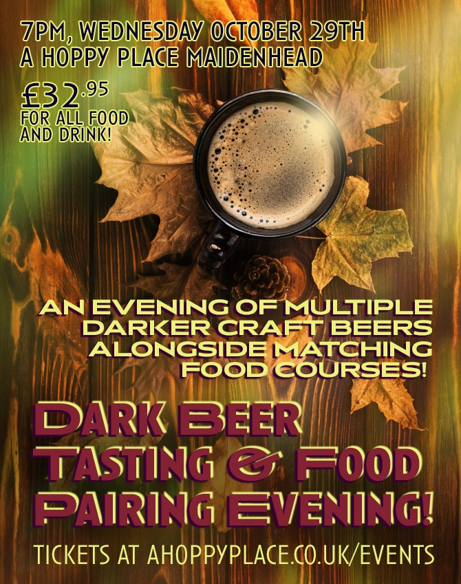 Dark Beer and Food Pairing Evening!