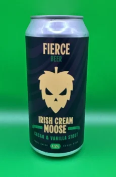Fierce Beer. Irish Cream Moose. CAN